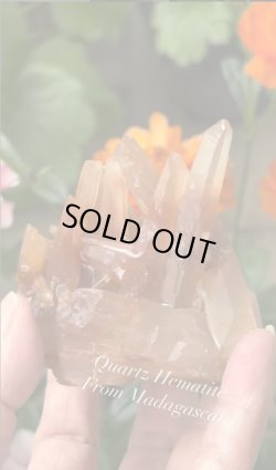 画像3: ヘマタイトクォーツクラスター　マダガスカル産