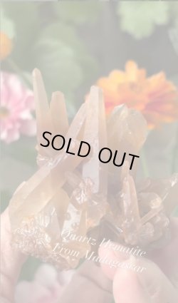 画像4: ヘマタイトクォーツクラスター　マダガスカル産