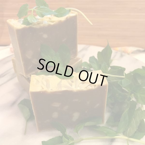 画像2: ナチュラルハンドメイドソープ　ペパーミントソープ　約70g (2)