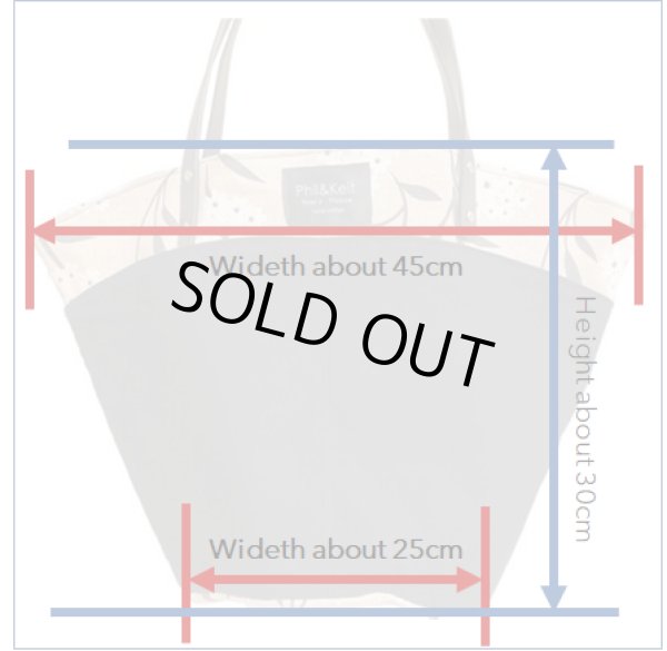 画像3: バケツトート トートバッグ(革持ち手)【ハンドメイド】 (3)