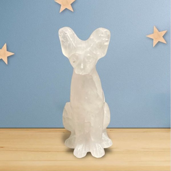 画像2: 天然石 おすまし猫ちゃん 置物(自立型) ローズクォーツ (2)