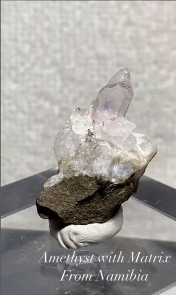 画像3: アメジスト母岩付き，ナミビア産（Amethyst with Matrix From Namibia） (3)