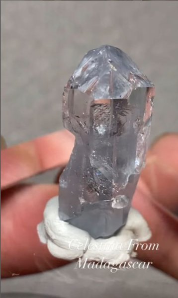 画像2: セレスタイト　マダガスカル産（Celestina : SrSO4 Sakoany deposit,Katsepy, Mitsinjo, Boeny, Madagascar） (2)