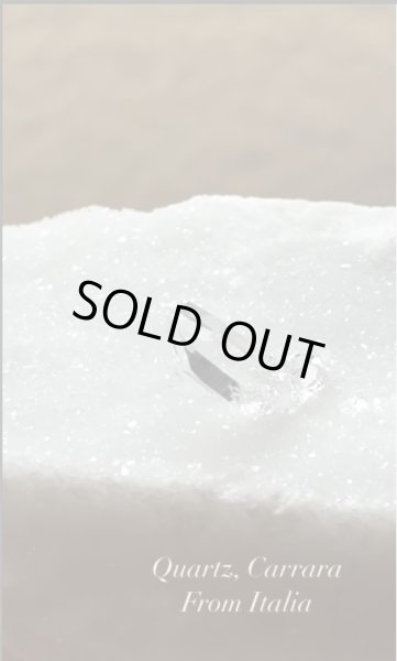 画像2: カラーラ　水晶（Quartz, Carrara, La Facciata Quarry, Carrara, Tuscany, Italy） (2)