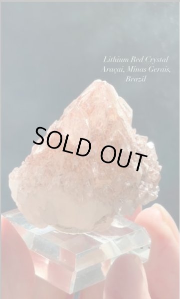 画像2: リチウムピンククリスタル　ブラジル産（Lithium pink Crystal Ara?ai, Minas Gerais, Brazil） (2)