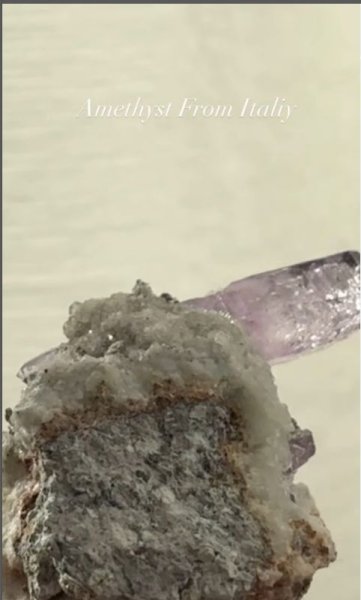 画像4: アメジスト　イタリア産（Amethyst, Sassari Osilo, North Sardinia Province, Sardinia Amethyst,Italy） (4)