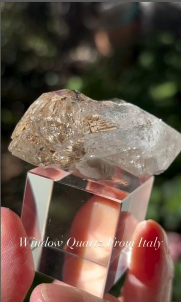 画像4: ウィンドウクォーツ　イタリア産 (4)