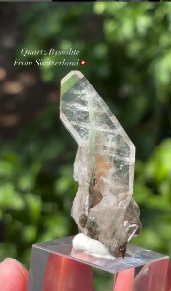 画像4: クォーツ ビソライト　スイス産 ( Quartz Byssolite, Kien Valley, Switzerland ) (4)