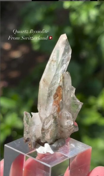 画像2: クォーツ ビソライト　スイス産 ( Quartz Byssolite, Kien Valley, Switzerland ) (2)