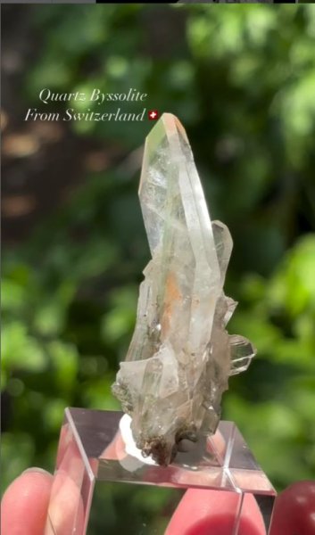 画像5: クォーツ ビソライト　スイス産 ( Quartz Byssolite, Kien Valley, Switzerland ) (5)
