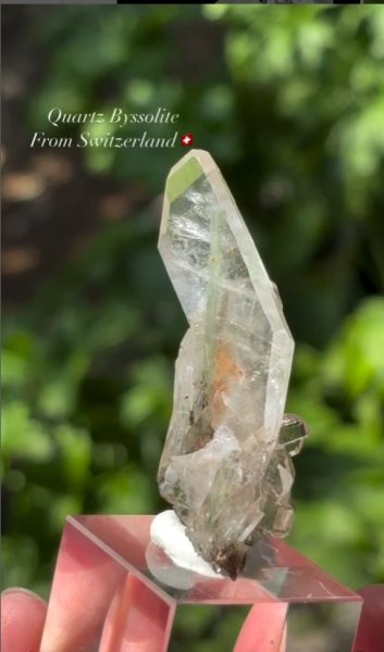 画像3: クォーツ ビソライト　スイス産 ( Quartz Byssolite, Kien Valley, Switzerland ) (3)