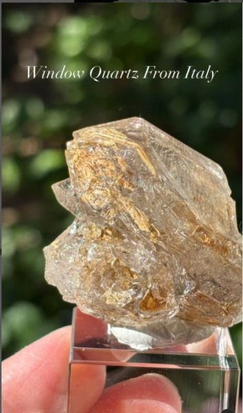 画像2: ウィンドウクォーツ　イタリア産 (2)