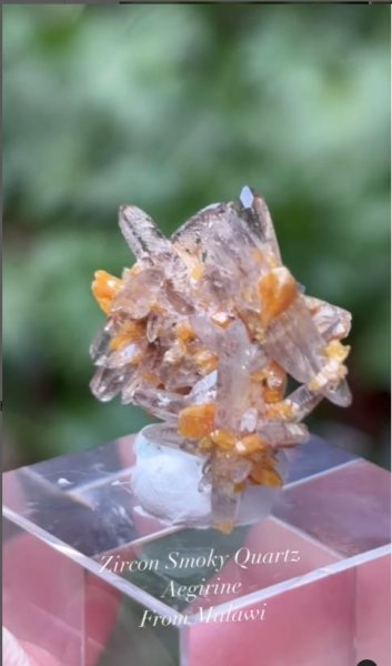 画像4: ジルコン スモーキークォーツ エジリン　マラウイ産 (4)