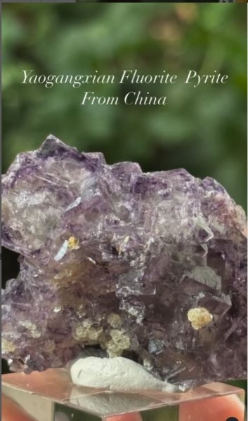 画像2: フローライト パイライト共生　湖南省 中国産 (2)