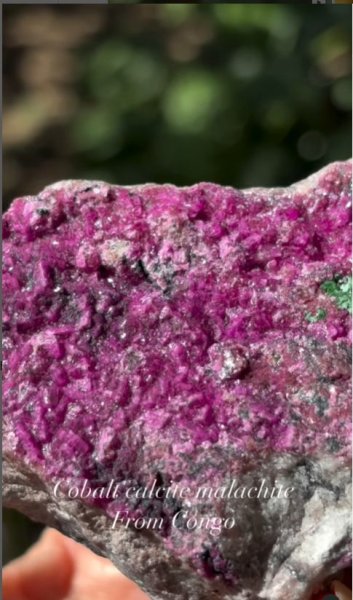 画像3: コバルトカルサイト マラカイト共生　コンゴ産 (3)