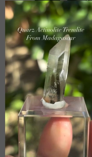 画像2: クォーツ アクチノライト トレモナイト　マダガスカル産 (2)