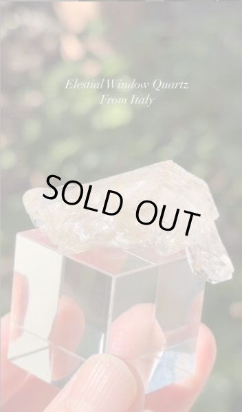 画像3: エレスチャル ウィンドウクォーツ　ボローニャ イタリア産 (3)