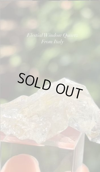 画像2: エレスチャル ウィンドウクォーツ　ボローニャ イタリア産 (2)