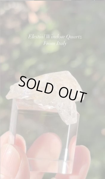 画像4: エレスチャル ウィンドウクォーツ　ボローニャ イタリア産 (4)