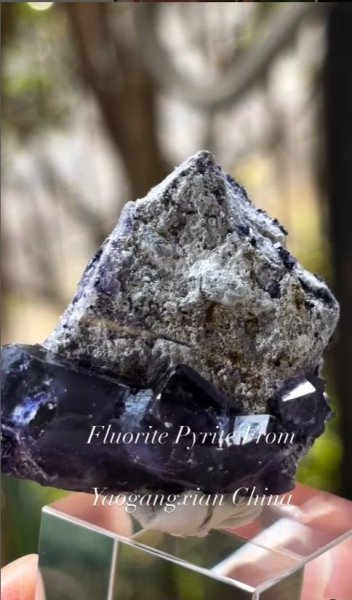 画像3: ヨウガンシャン フローライト パイライト共生　湖南省 中国産 (3)