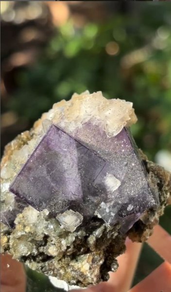 画像2: ヤオガンシャン フローライト ドロマイト 水晶、マイカ共生　ヤオガンシャン鉱山 湖南省 中国産 (2)