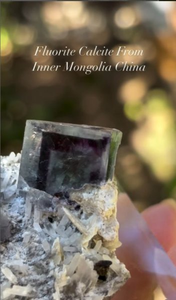 画像4: フローライト カルサイト共生　内モンゴル自治区 中国産 (4)