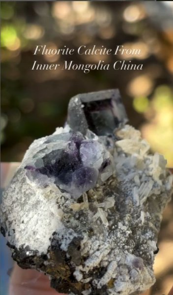 画像5: フローライト カルサイト共生　内モンゴル自治区 中国産 (5)