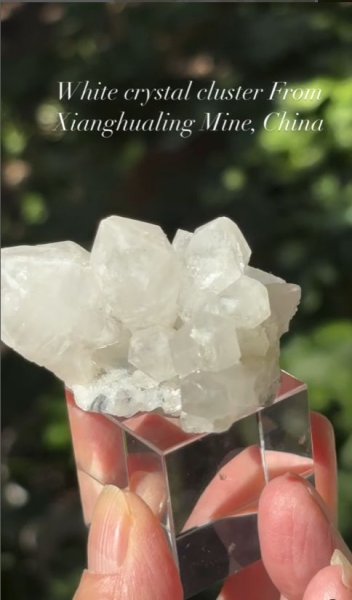 画像3: 白水晶クラスター　湖南省 シャンファーリン鉱山 中国産 (3)