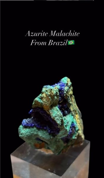 画像4: アズライト マラカイト共生　ミナスジェライス州 ブラジル産 (4)