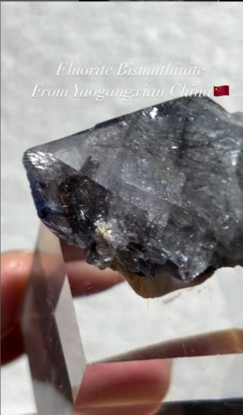 画像2: フローライト ビスマスナイト共生　ヤオガンシャン 中国産 (2)