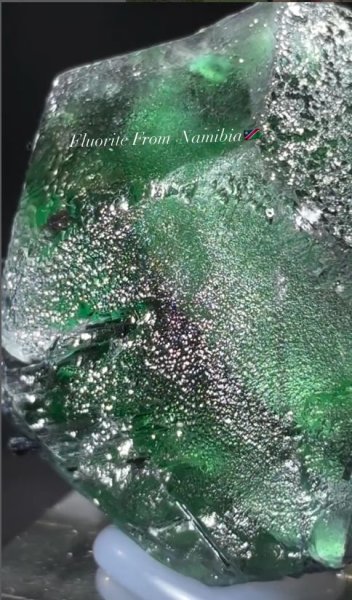 画像5: フローライト、トルマリン共生　エロンゴ ナミビア産 (5)