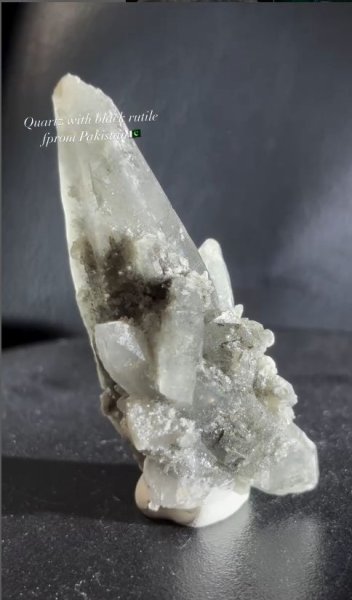 画像5: 水晶、ブラックルチル共生　スカルドゥ パキスタン産 (5)