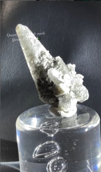 画像3: 水晶、ブラックルチル共生　スカルドゥ パキスタン産 (3)